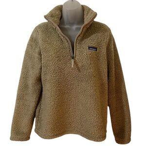PATAGONIA Fleece Pullover 1/4 Zip Los Gatos Khaki Tan Size Small